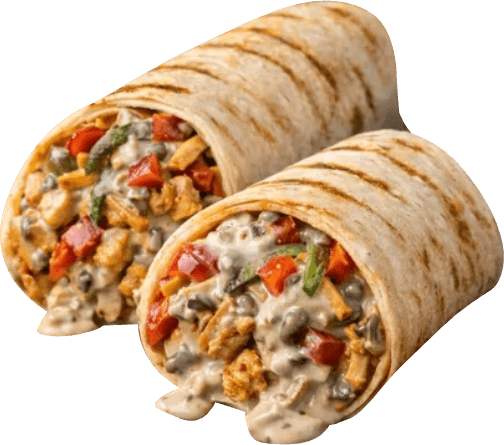 Kremalı Tavuk Dürüm